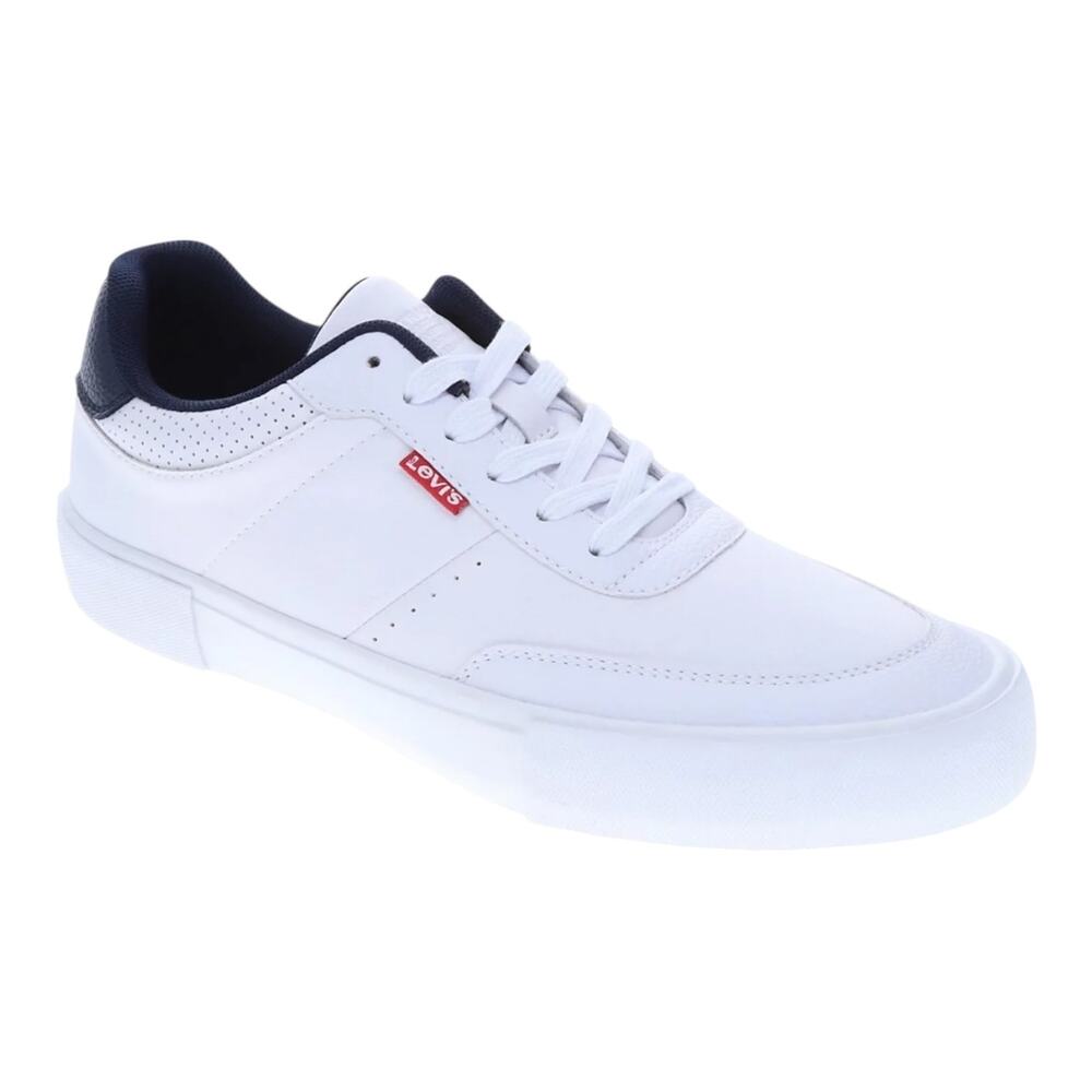 Levi's Men's Munro Retro Low Top Sneakers White Navy Size 11